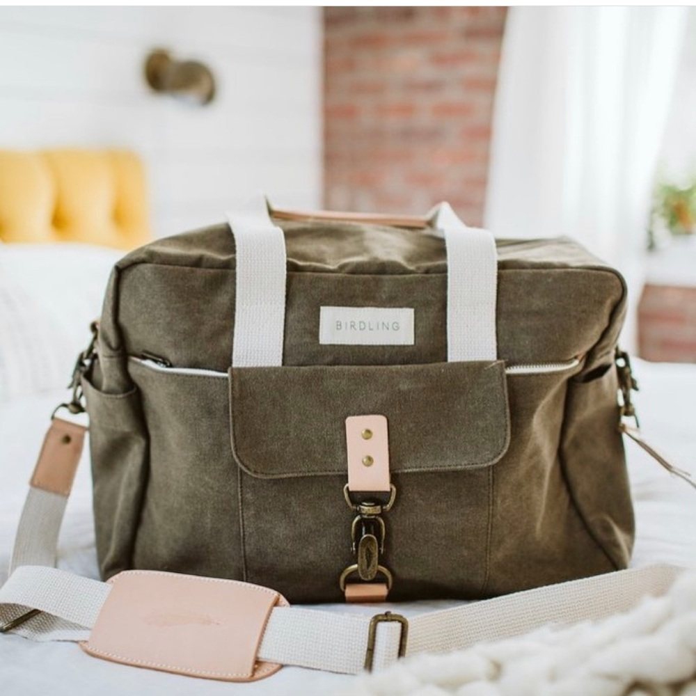Birdling Overnighter -Washed Olive